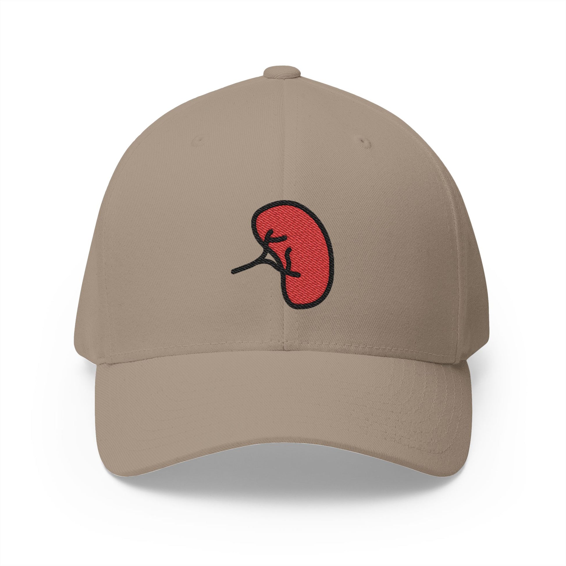 Kidney Emoji Khaki Cap – Premium by Capmoji