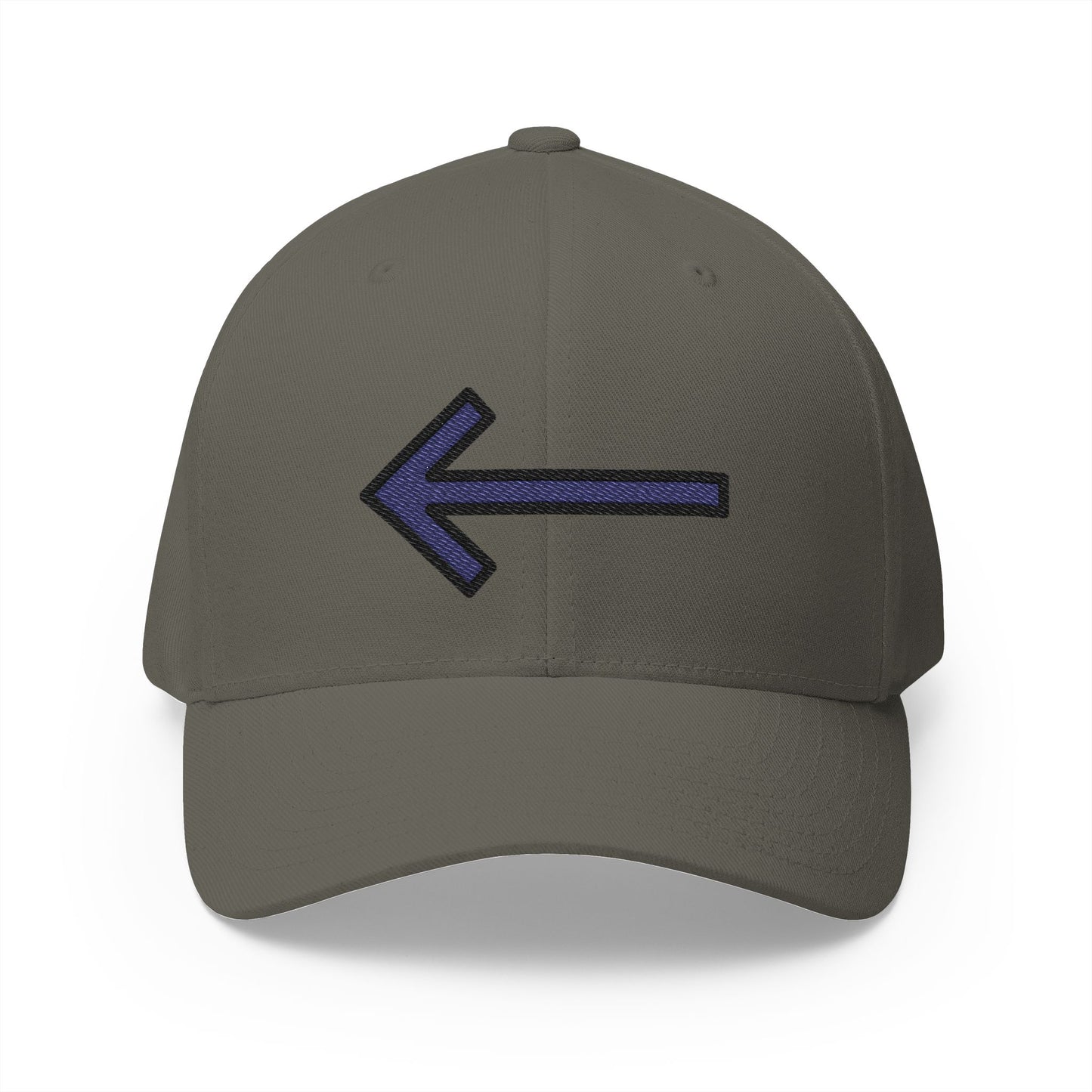 Left Arrow Emoji Olive Cap – Premium by Capmoji