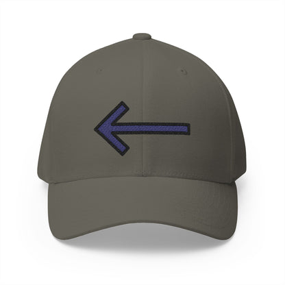 Left Arrow Emoji Olive Cap – Premium by Capmoji