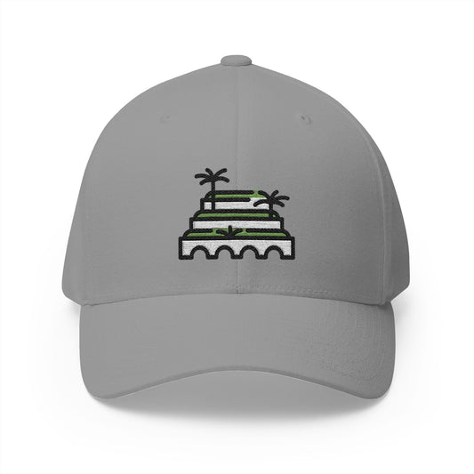 Hanging Gardens Of Babylon Emoji Grey Cap – Premium by Capmoji