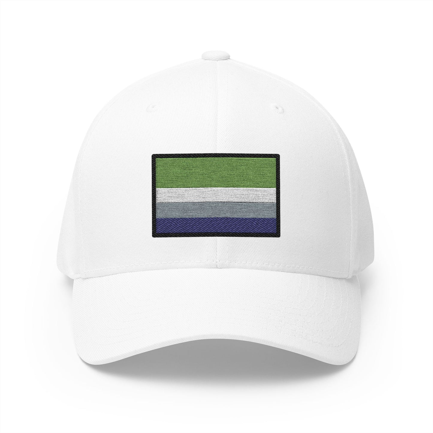 Aromantic Emoji White Cap – Premium by Capmoji