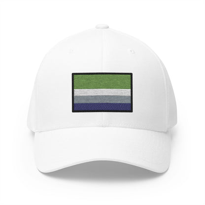 Aromantic Emoji White Cap – Premium by Capmoji