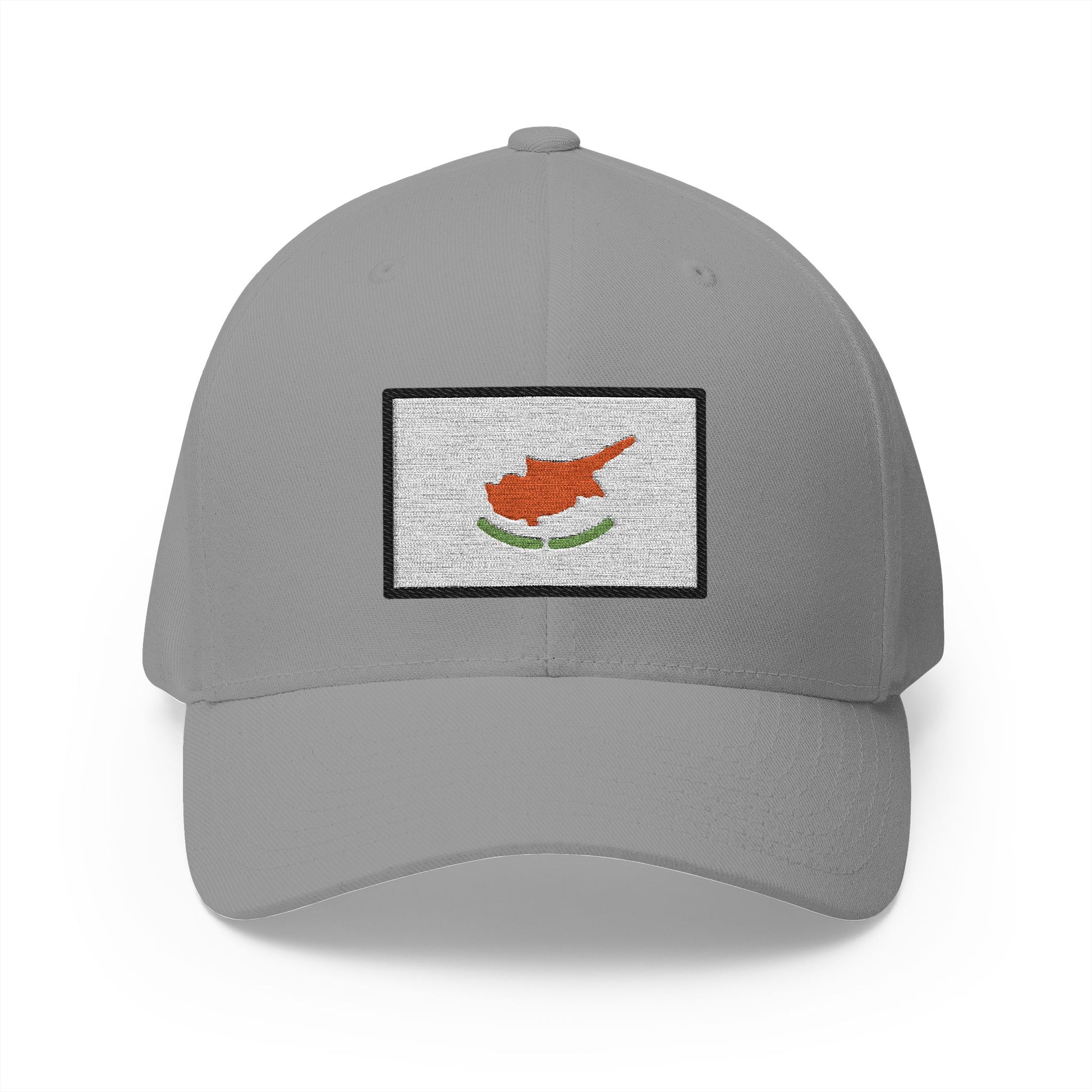 Flag: Cyprus Emoji Grey Cap – Premium by Capmoji