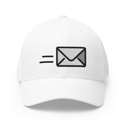 Incoming Envelope Emoji White Cap – Premium by Capmoji