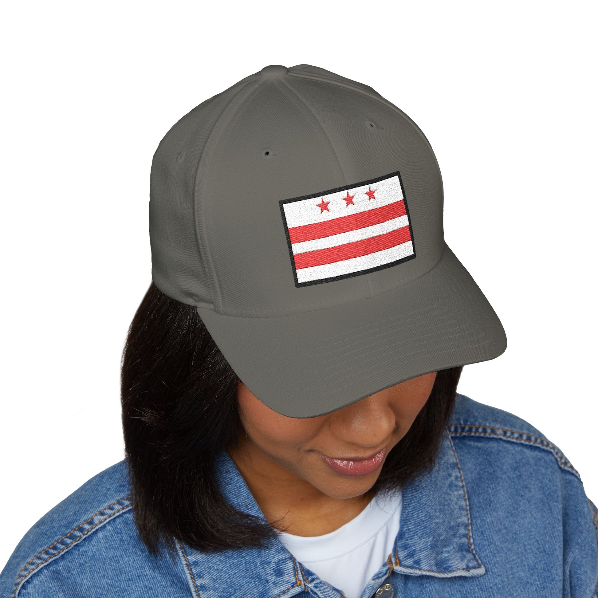 Washington Dc Flag Emoji Cap – Premium by Capmoji
