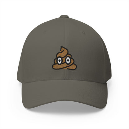 Pile Of Poo Emoji Olive Cap – Premium by Capmoji