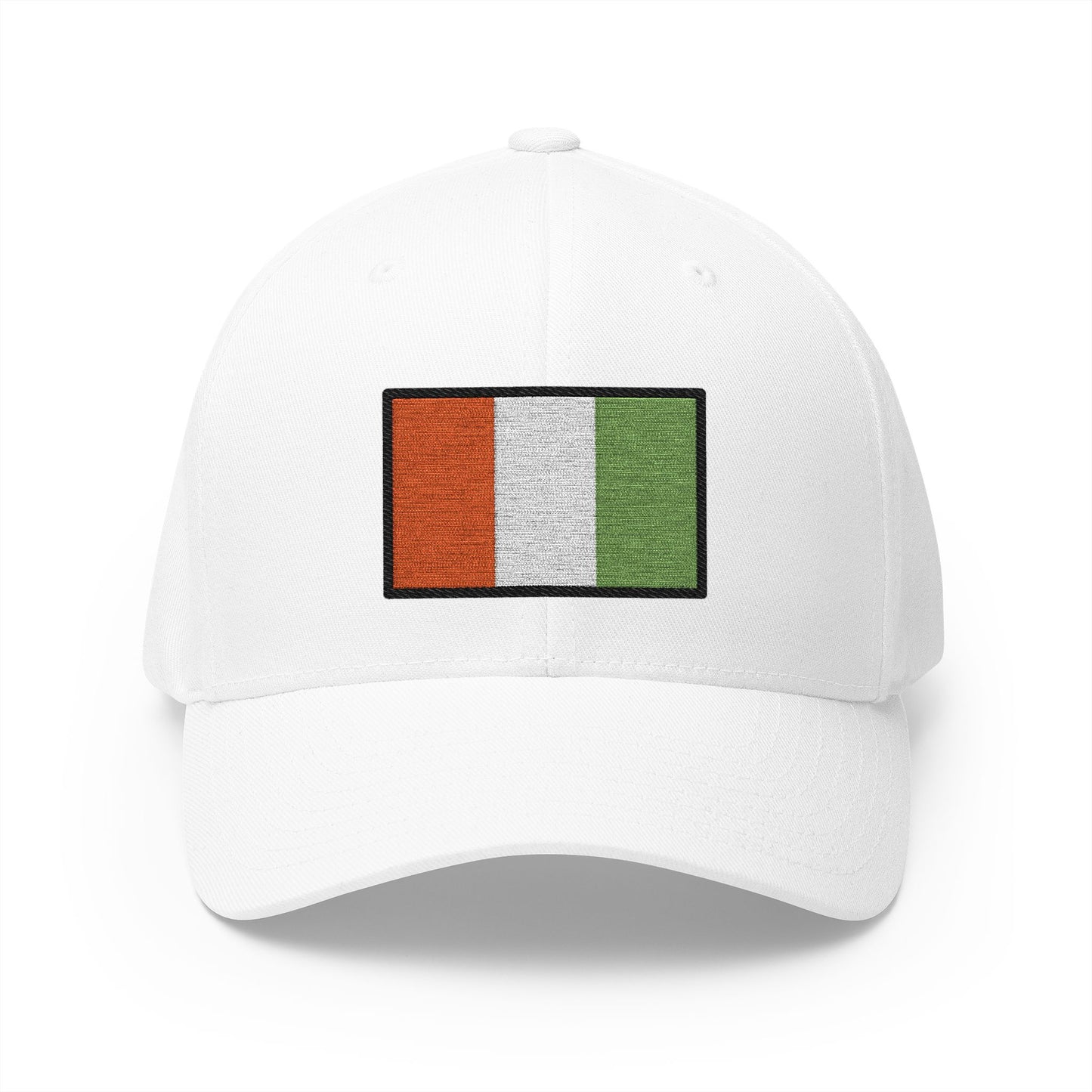 Flag: Côte D'Ivoire Emoji White Cap – Premium by Capmoji