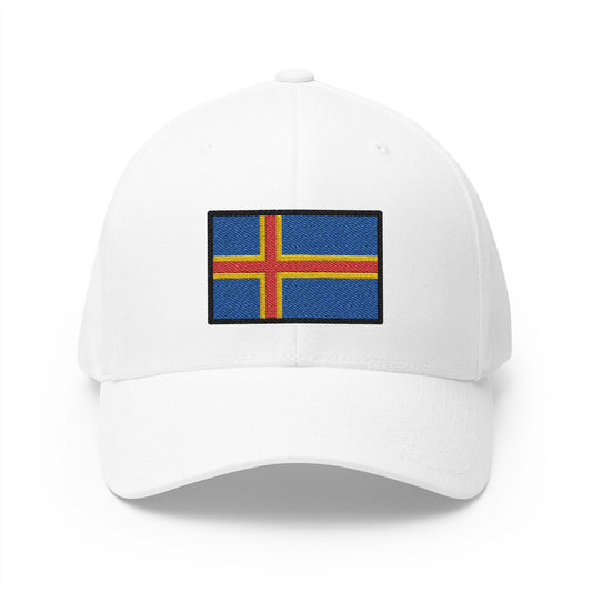 Flag: Åland Islands Emoji White Cap – Premium by Capmoji