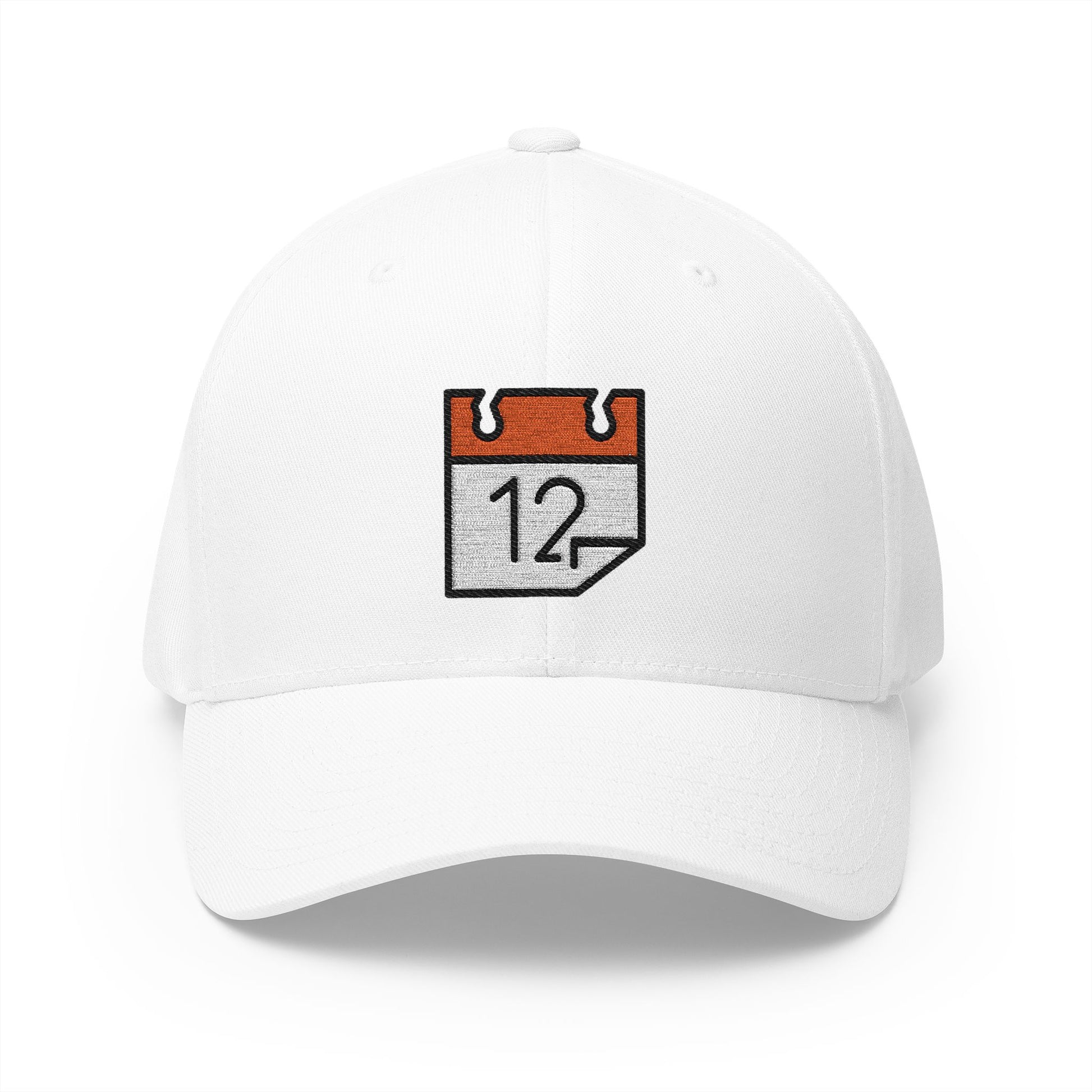 Tear-Off Calendar Emoji White Cap – Premium by Capmoji