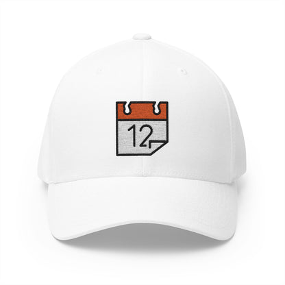 Tear-Off Calendar Emoji White Cap – Premium by Capmoji