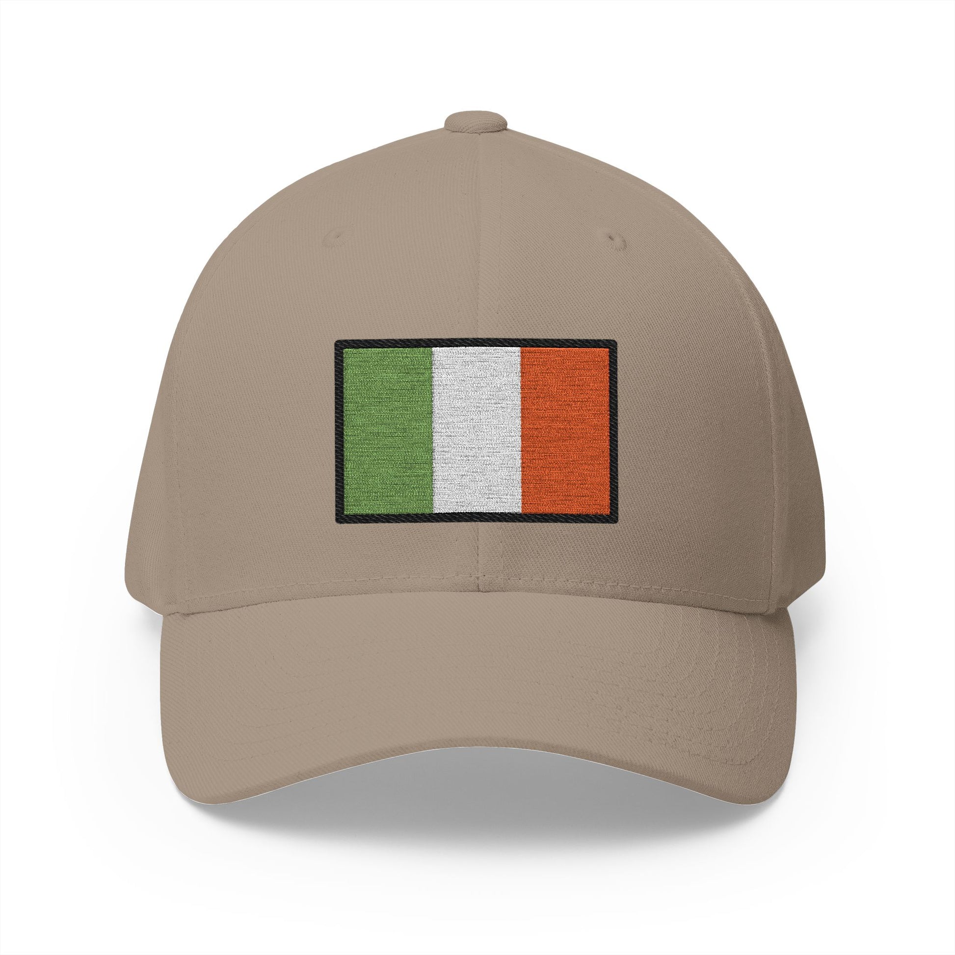 Flag: Ireland Emoji Khaki Cap – Premium by Capmoji