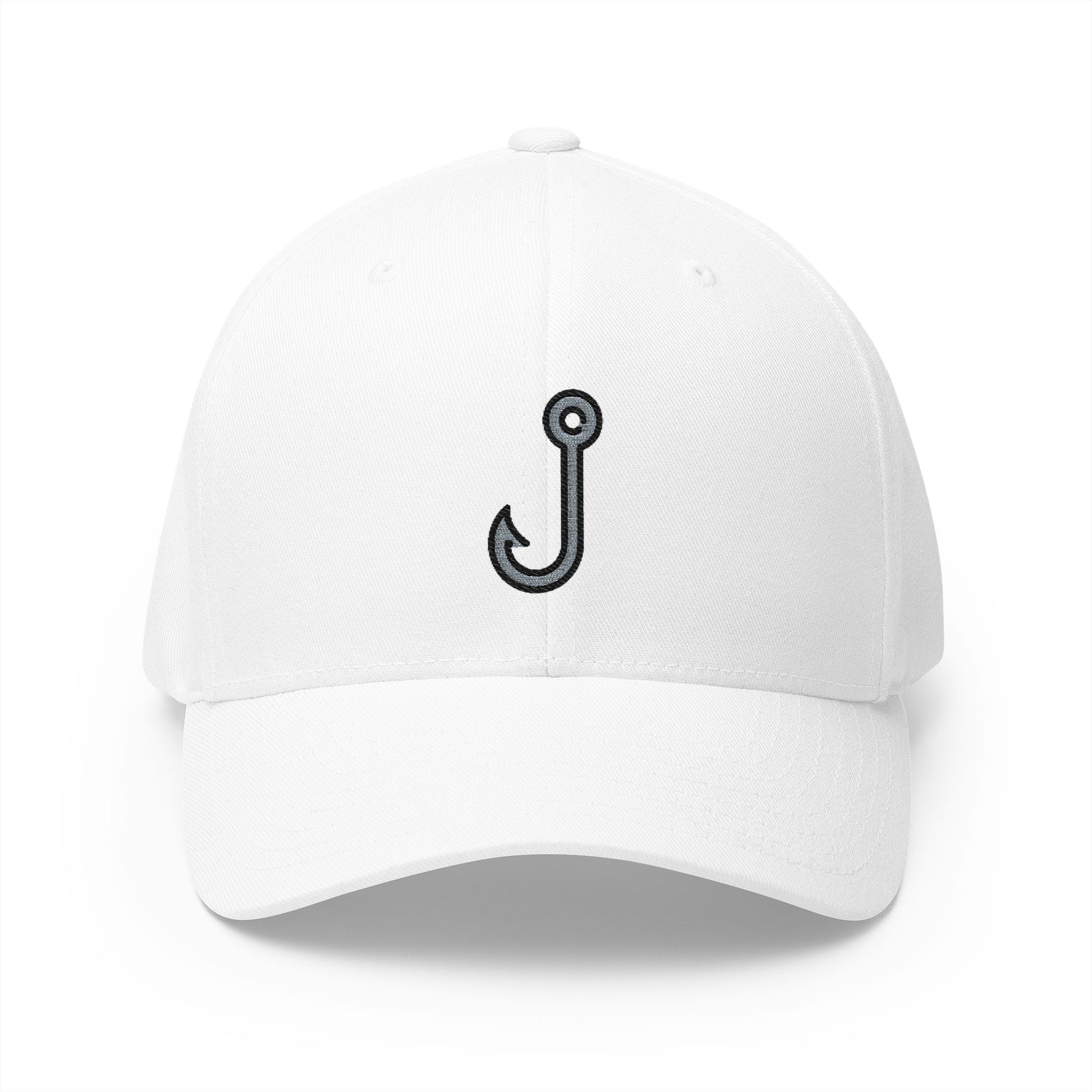 Hook Emoji White Cap – Premium by Capmoji