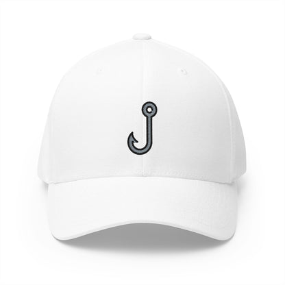 Hook Emoji White Cap – Premium by Capmoji