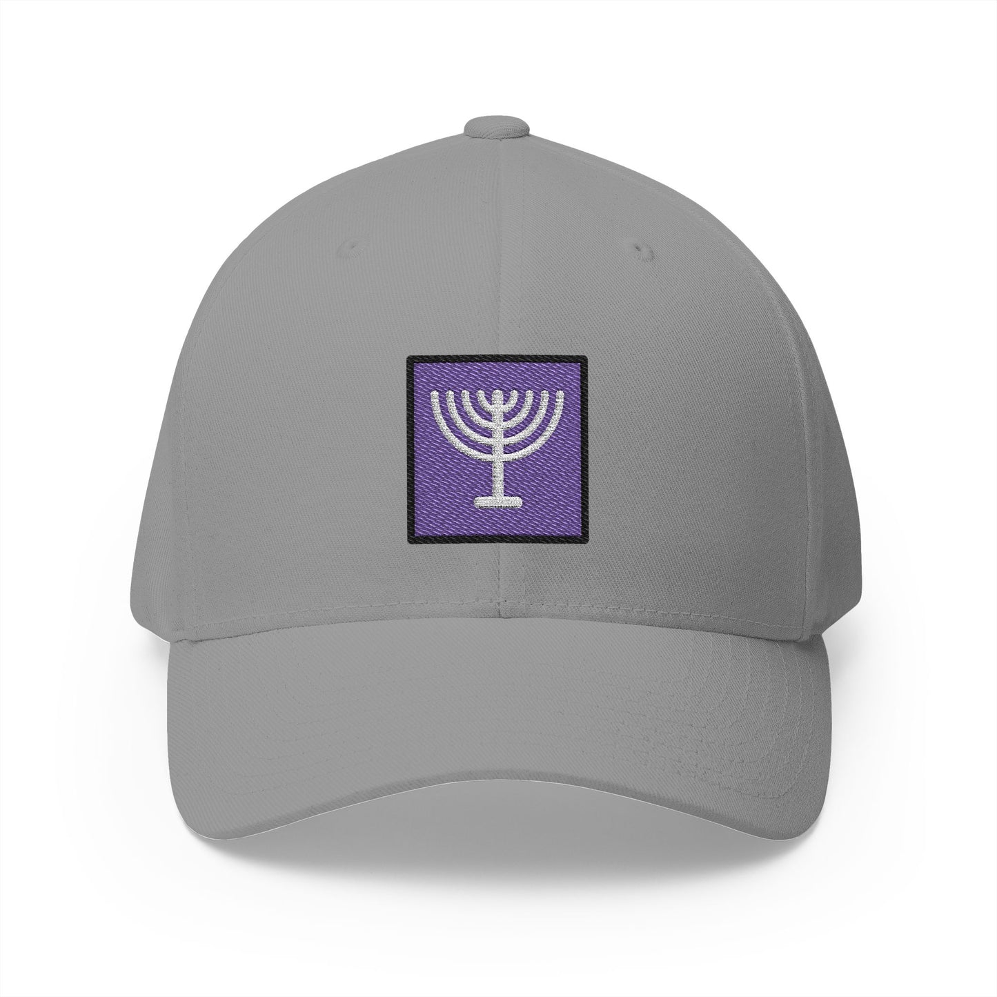 Menorah Emoji Grey Cap – Premium by Capmoji