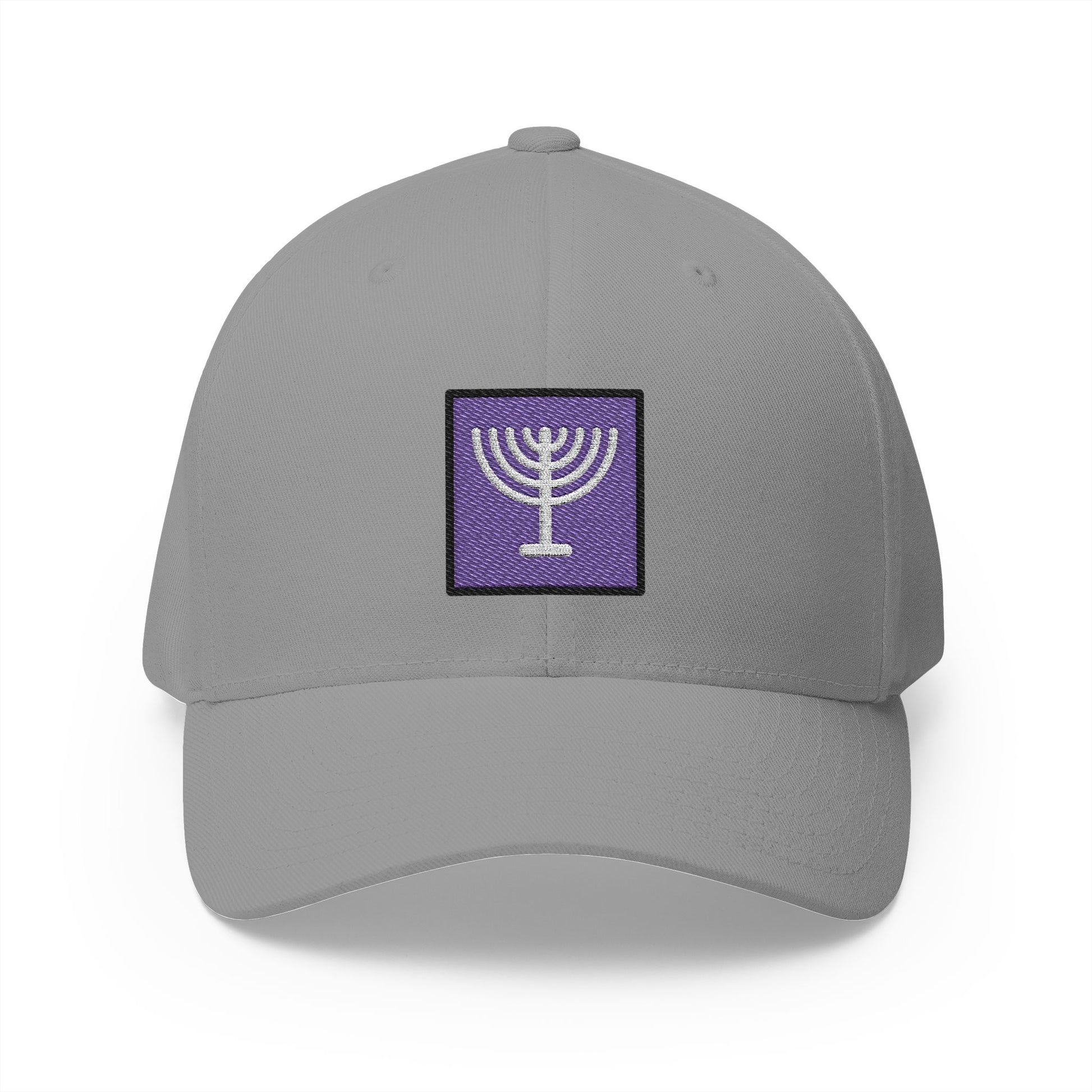 Menorah Emoji Grey Cap – Premium by Capmoji