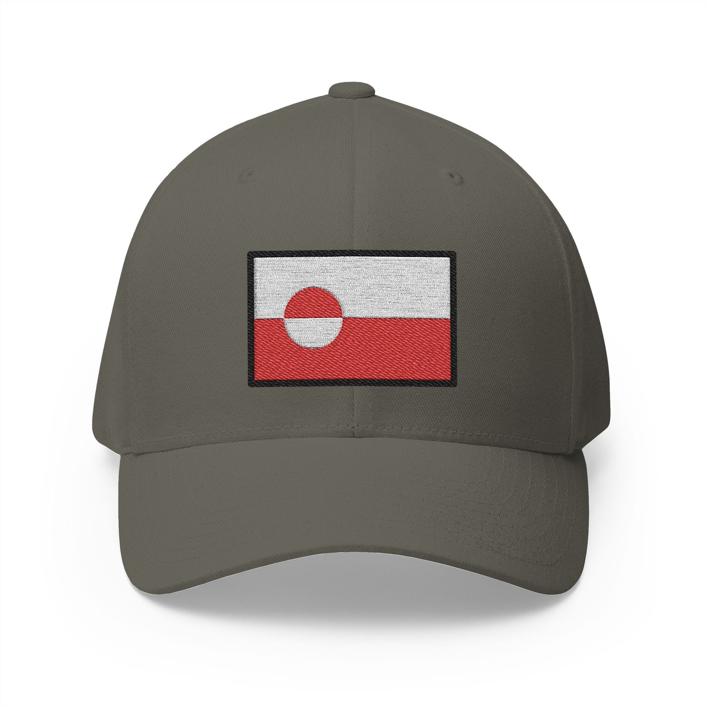 Flag: Greenland Emoji Olive Cap – Premium by Capmoji