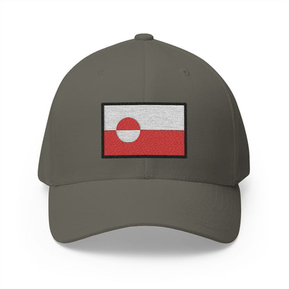 Flag: Greenland Emoji Olive Cap – Premium by Capmoji