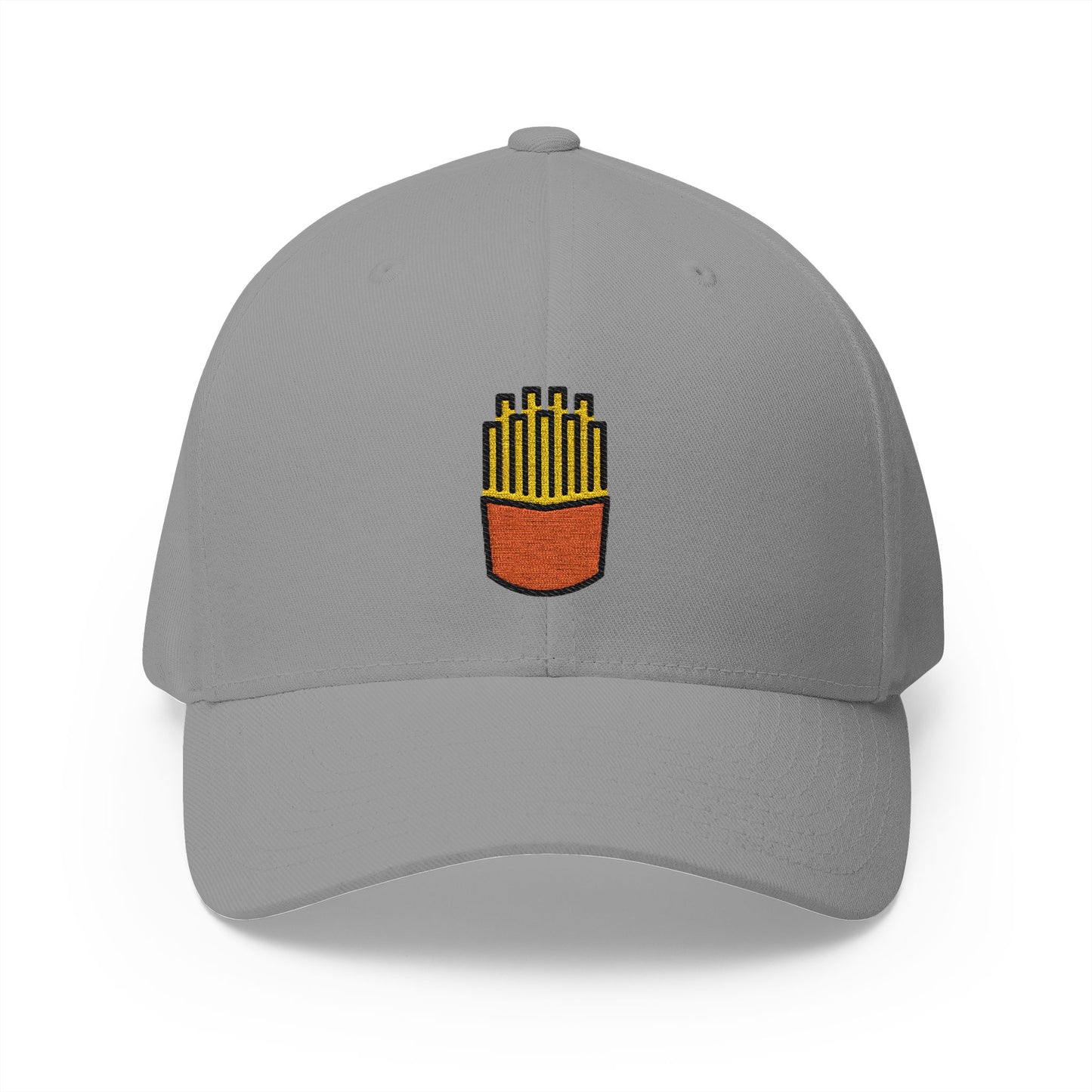 French Fries Emoji Grey Cap – Premium by Capmoji