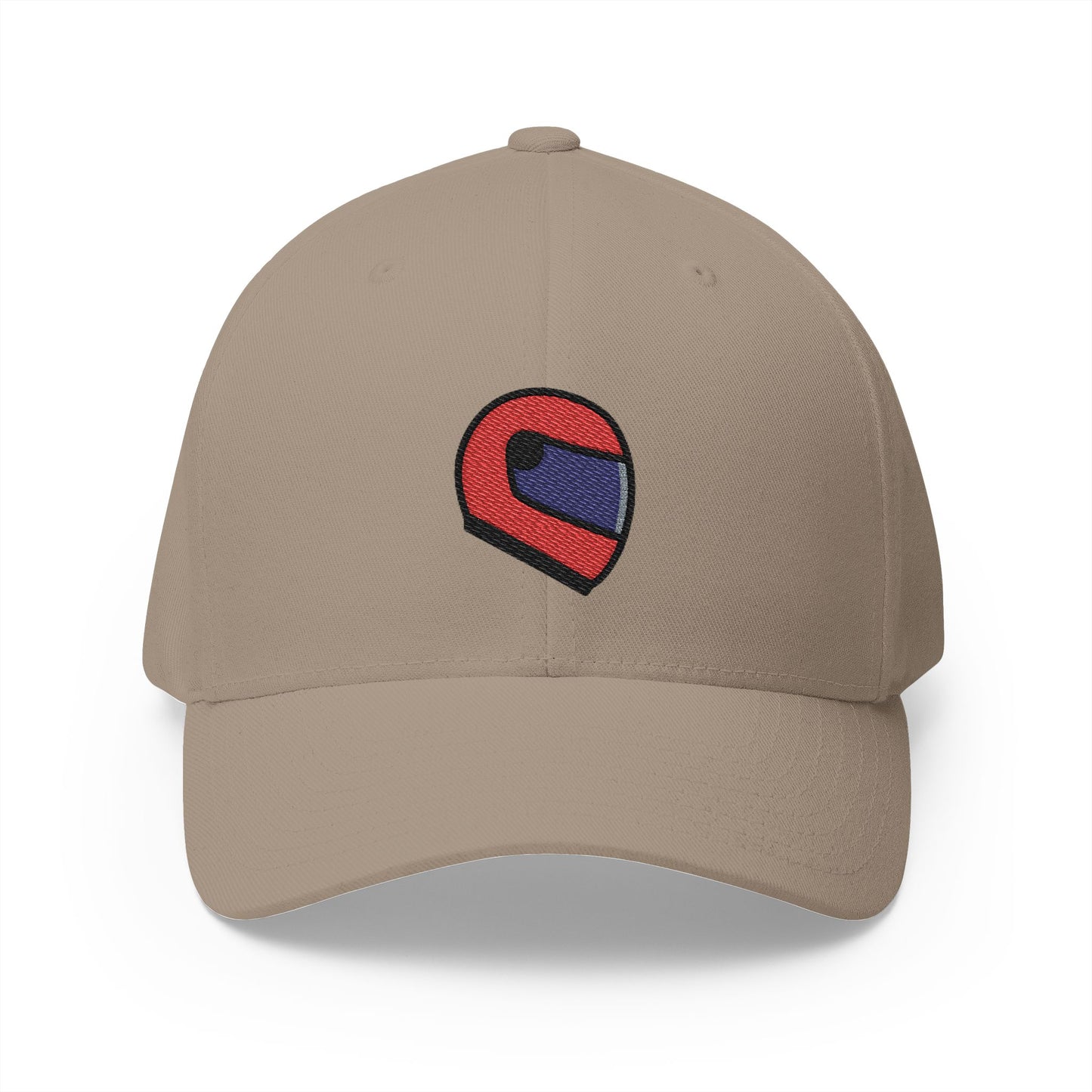 Motorbike Helmet Emoji Khaki Cap – Premium by Capmoji