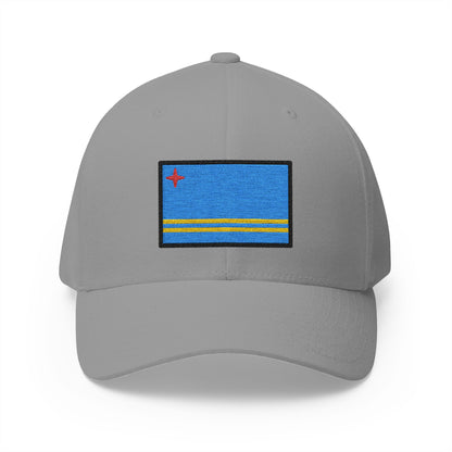 Flag: Aruba Emoji Grey Cap – Premium by Capmoji