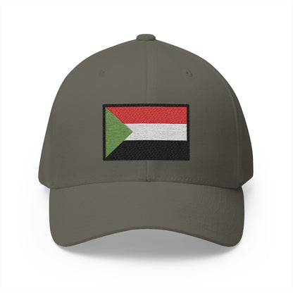 Flag: Sudan Emoji Olive Cap – Premium by Capmoji