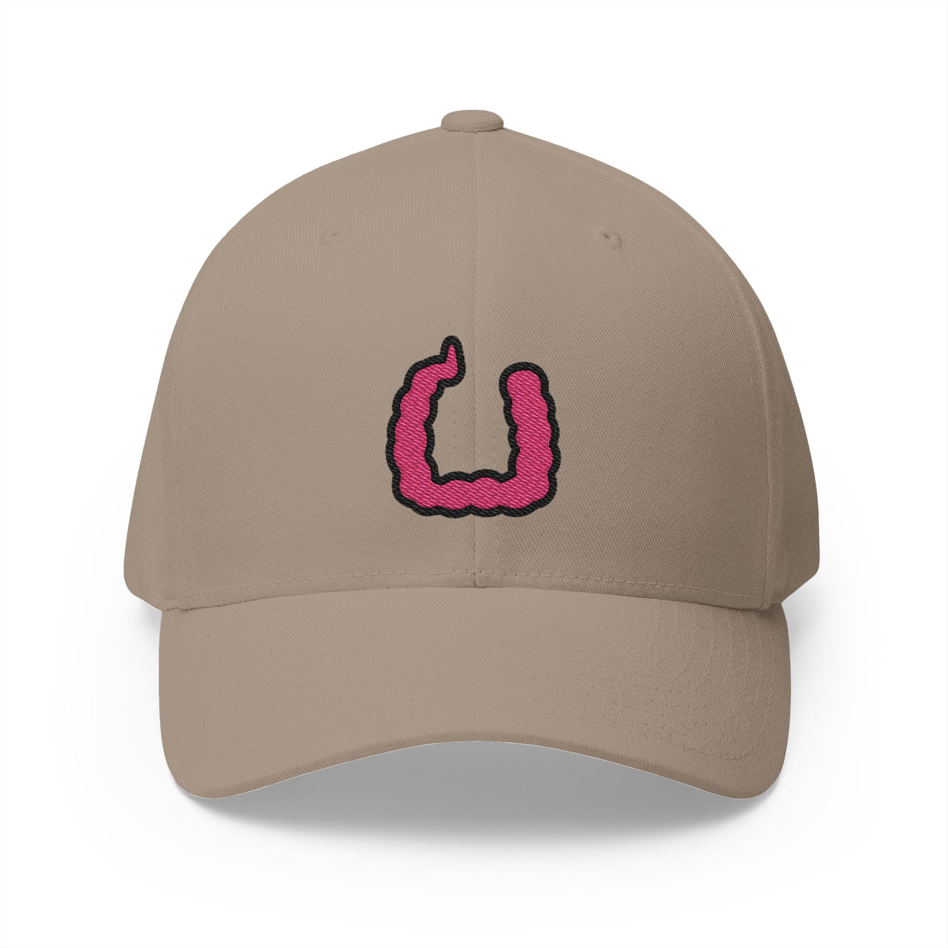 Large Intestine Emoji Khaki Cap – Premium by Capmoji