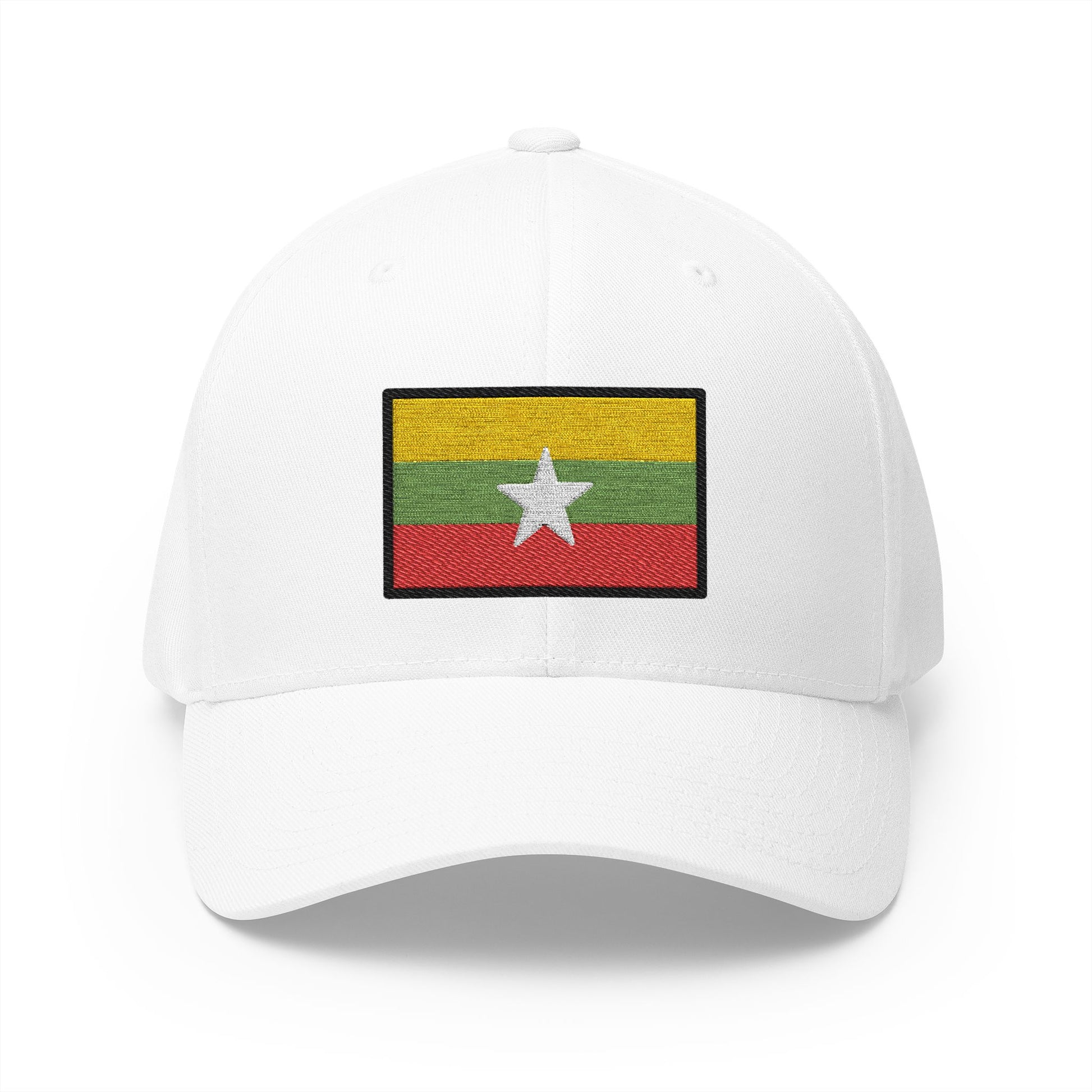 Flag: Myanmar (burma) Emoji White Cap – Premium by Capmoji
