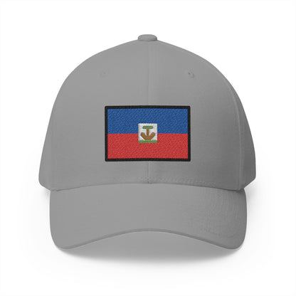 Flag: Haiti Emoji Grey Cap – Premium by Capmoji