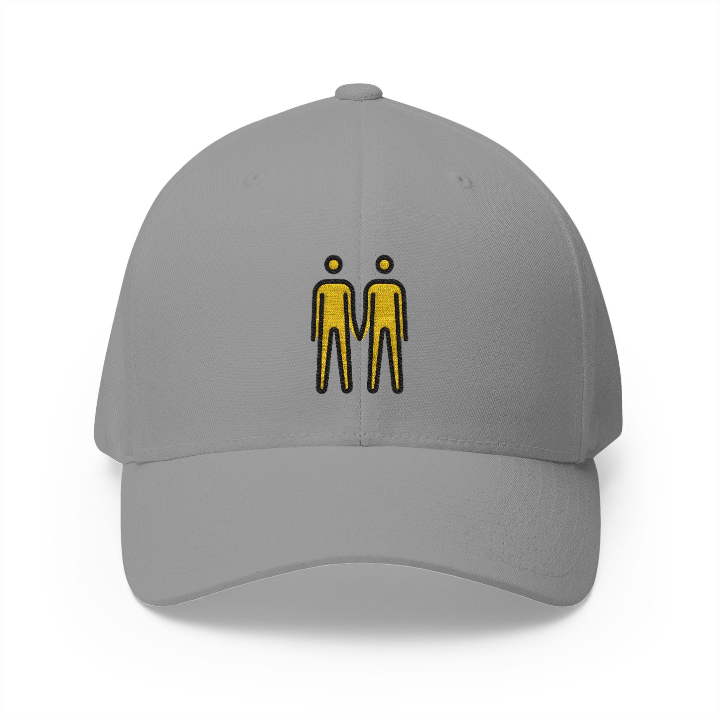 Men Holding Hands Emoji Grey Cap – Premium by Capmoji