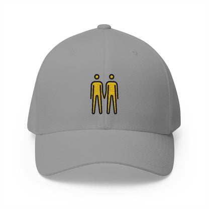 Men Holding Hands Emoji Grey Cap – Premium by Capmoji