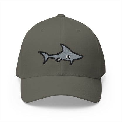 Shark Emoji Olive Cap – Premium by Capmoji