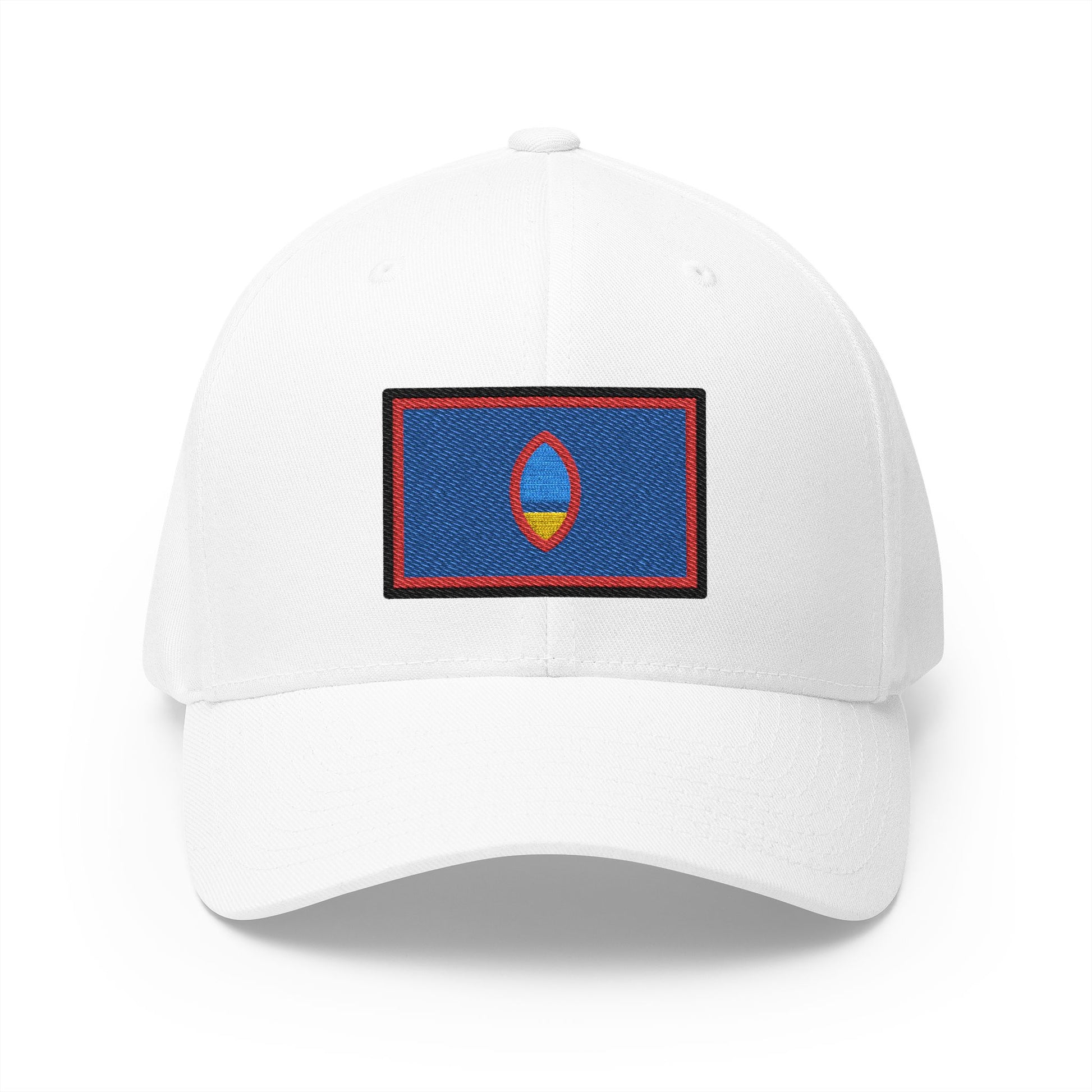Flag: Guam Emoji White Cap – Premium by Capmoji