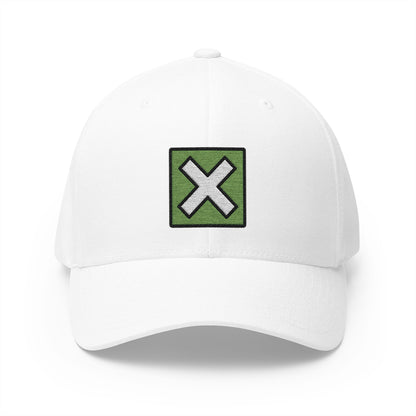 Cross Mark Button Emoji White Cap – Premium by Capmoji