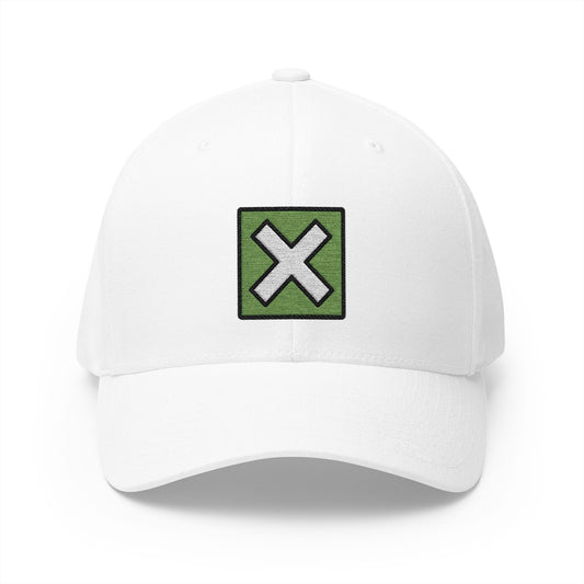 Cross Mark Button Emoji White Cap – Premium by Capmoji