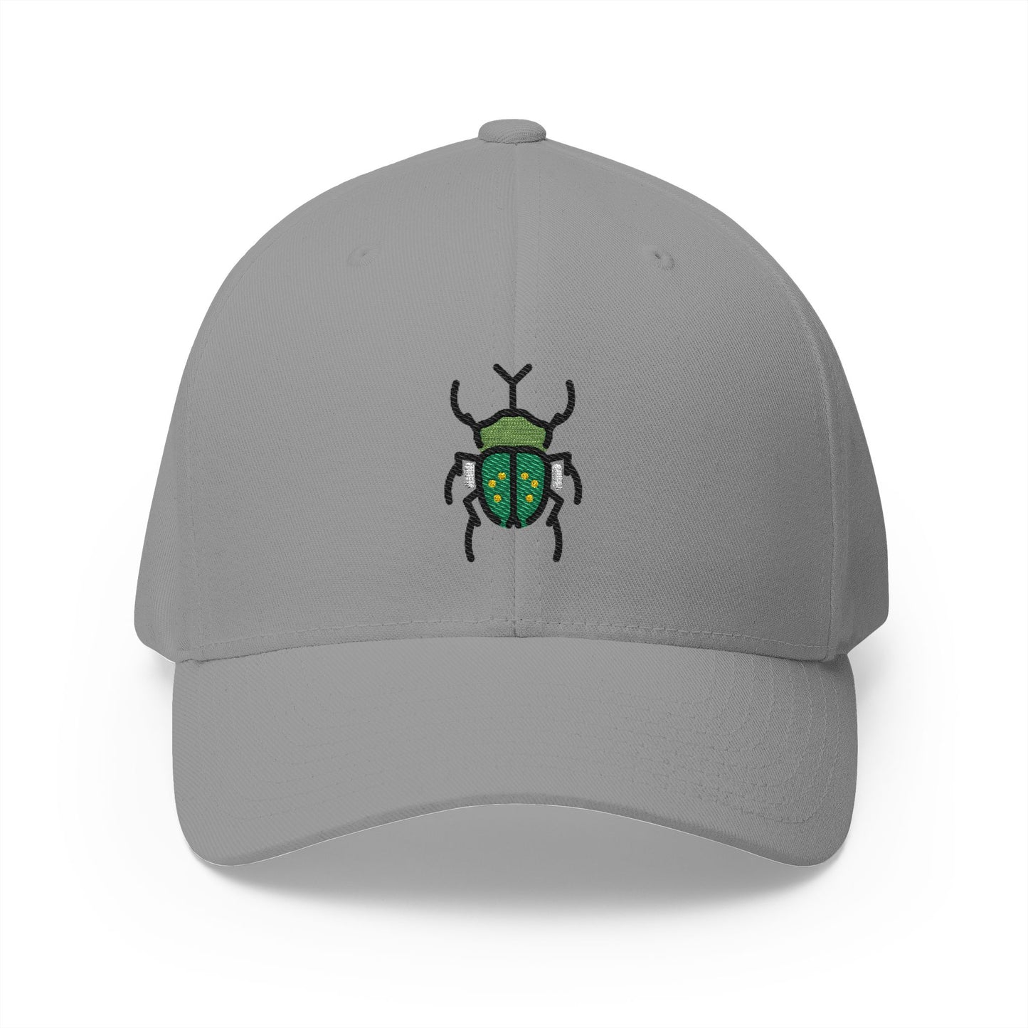 Beetle Emoji Grey Cap – Premium by Capmoji