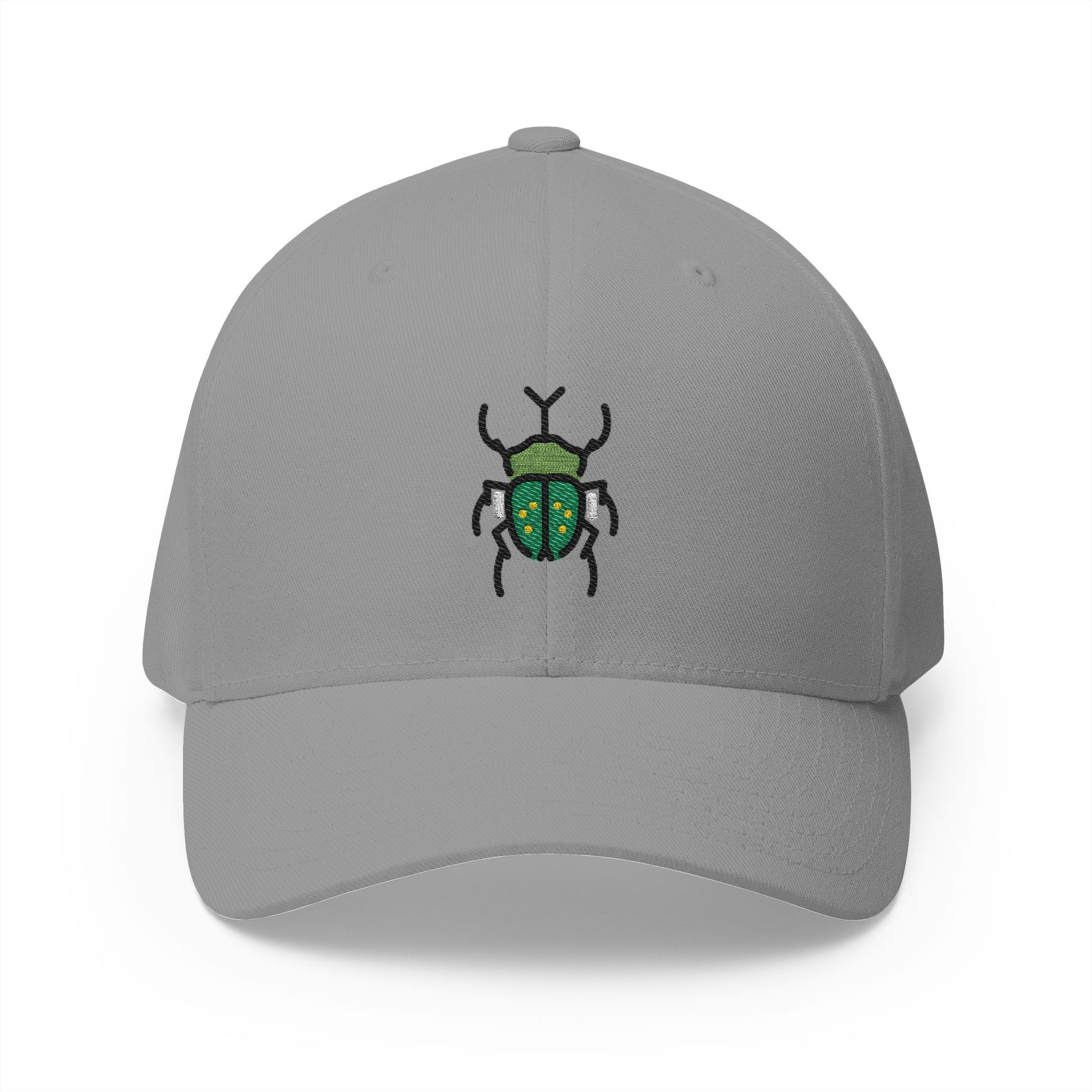 Beetle Emoji Grey Cap – Premium by Capmoji