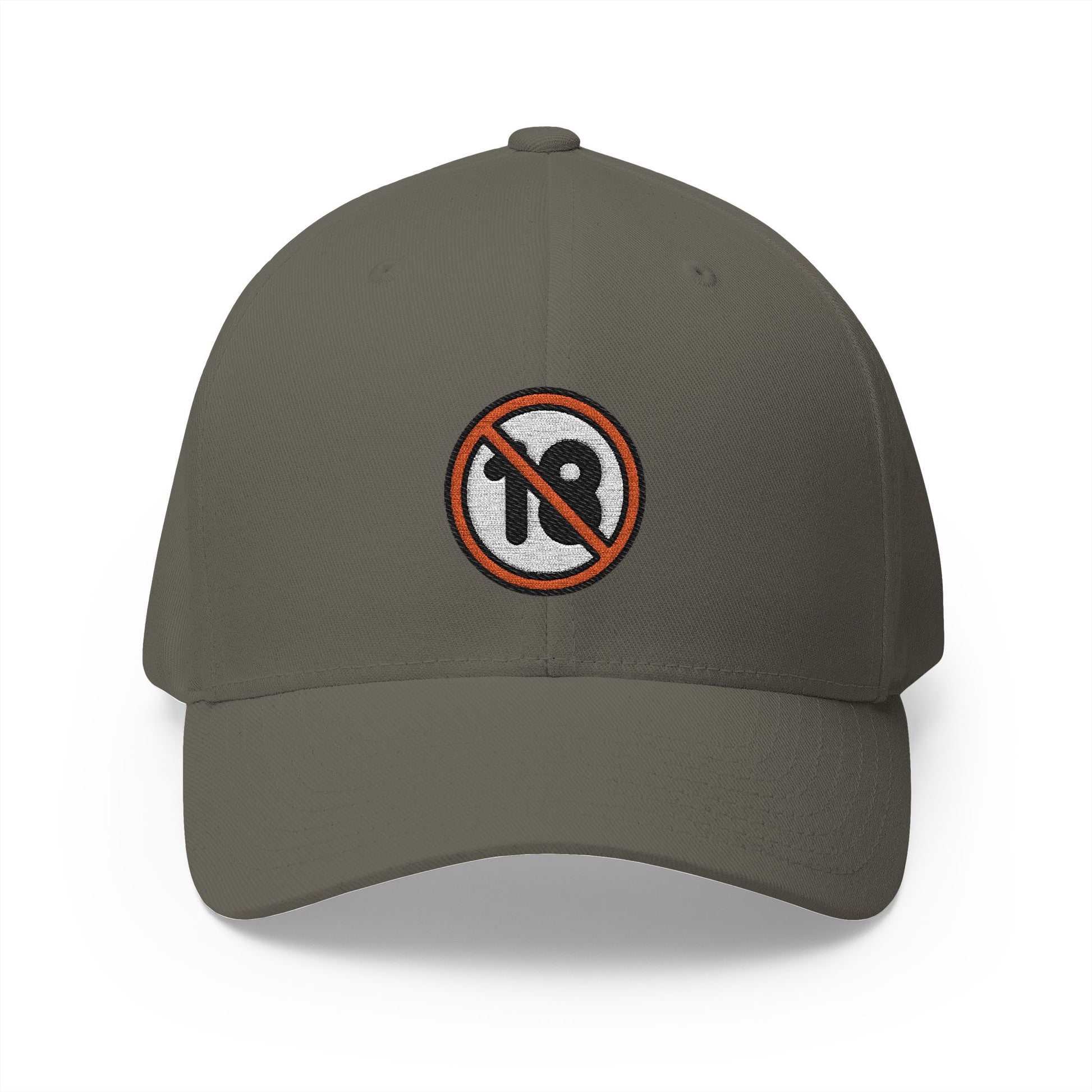 No One Under Eighteen Emoji Olive Cap – Premium by Capmoji