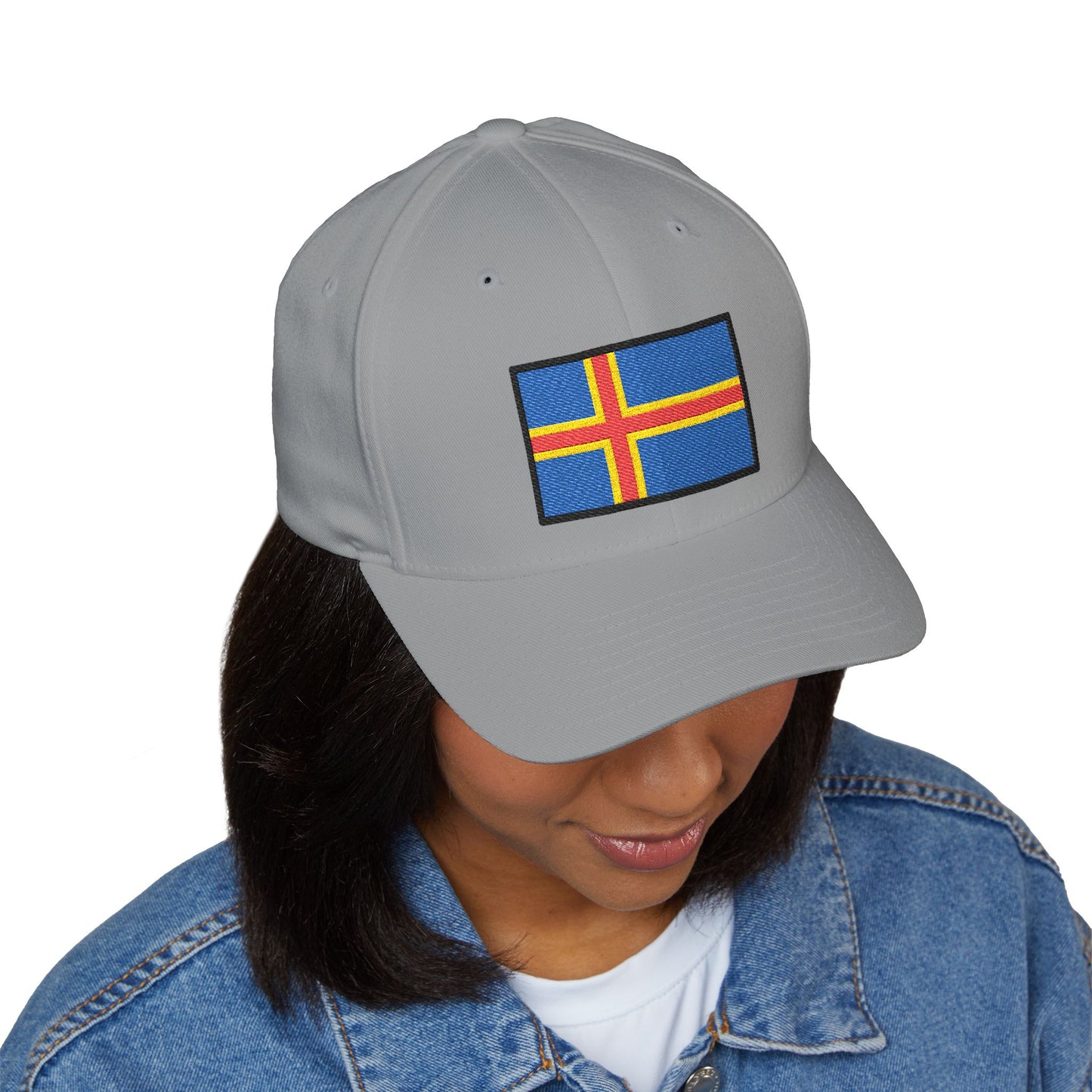 Flag: Åland Islands Emoji Cap – Premium by Capmoji