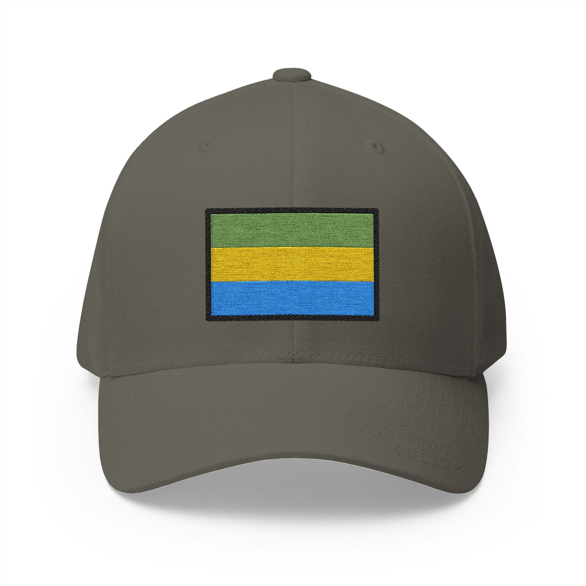 Flag: Gabon Emoji Olive Cap – Premium by Capmoji