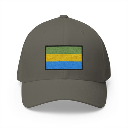 Flag: Gabon Emoji Olive Cap – Premium by Capmoji