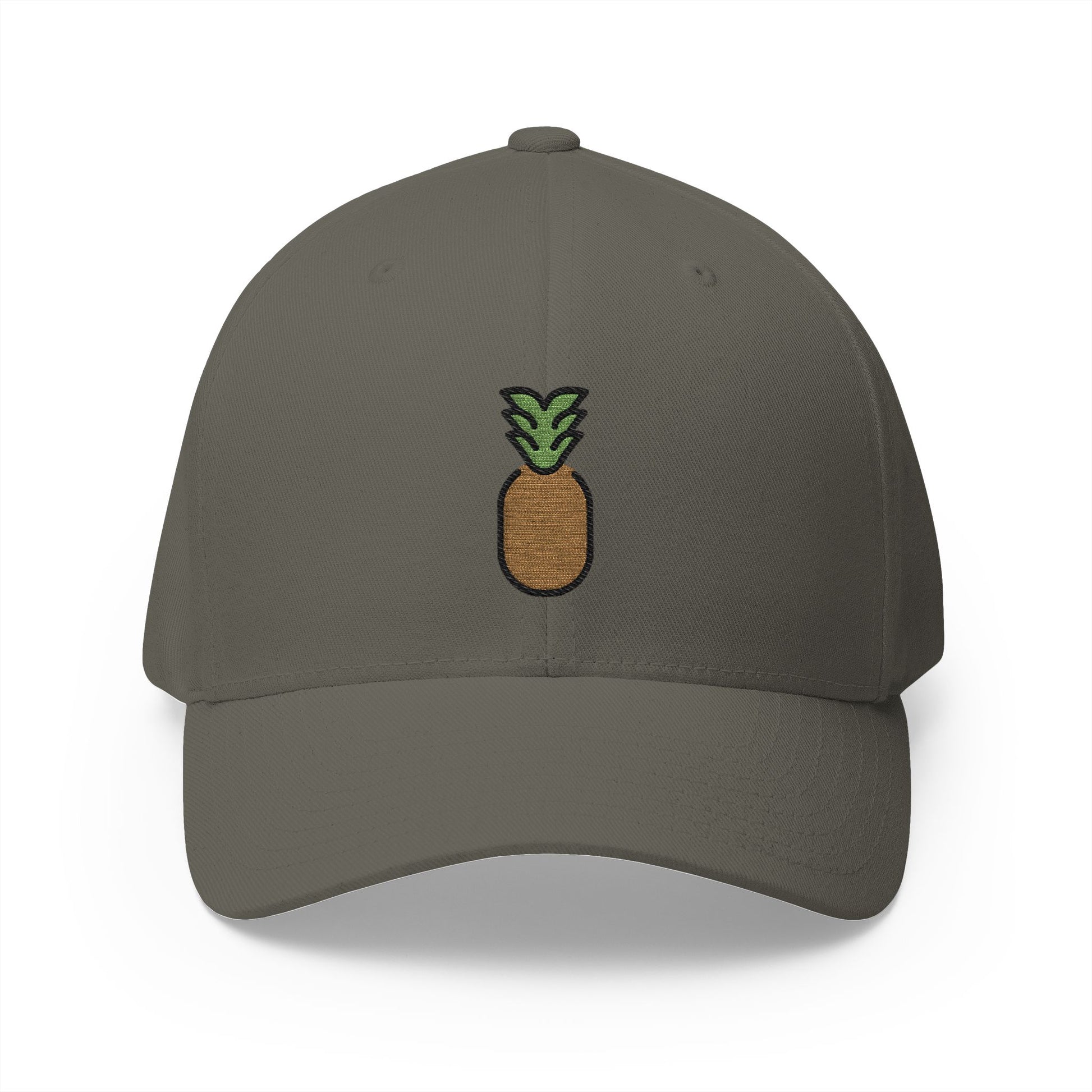 Pineapple Emoji Olive Cap – Premium by Capmoji
