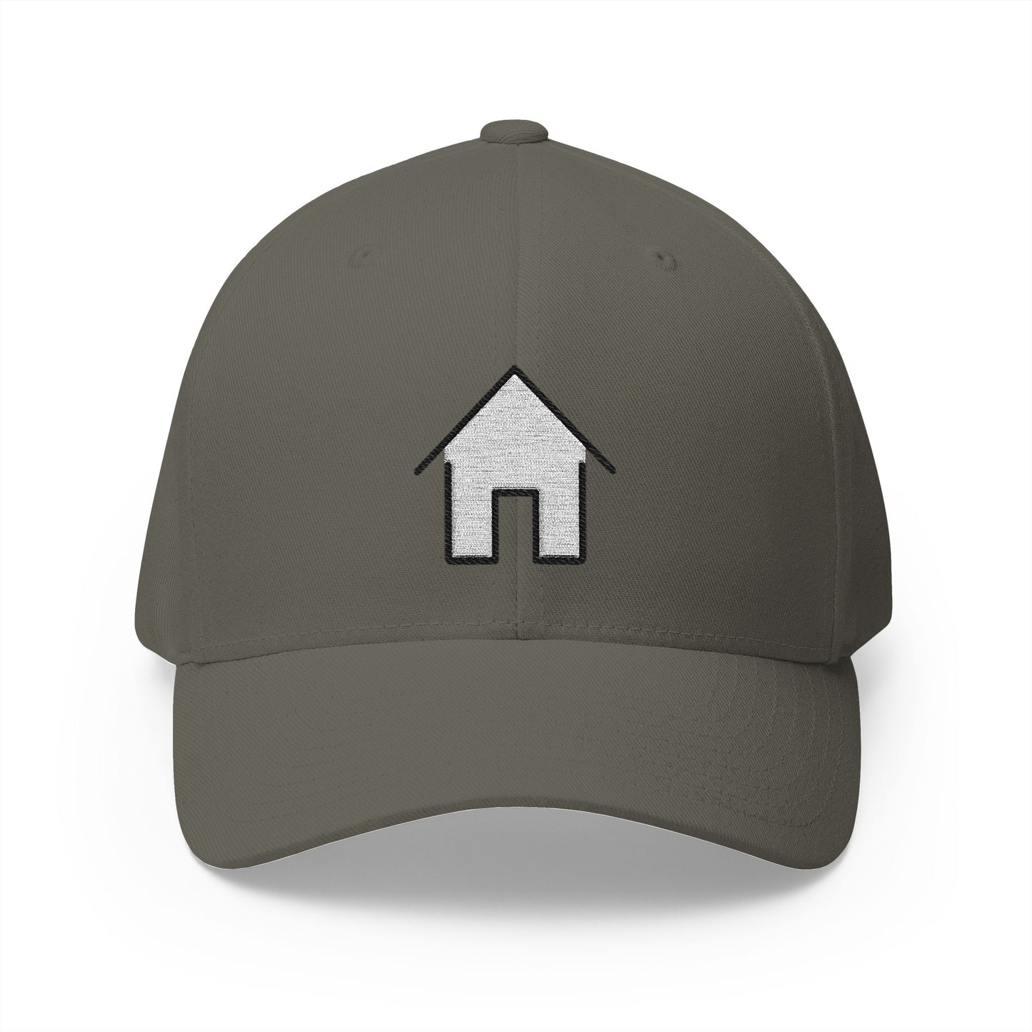 Home Button Emoji Olive Cap – Premium by Capmoji