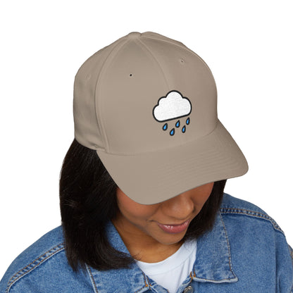 Cloud With Rain Emoji Cap – Premium by Capmoji
