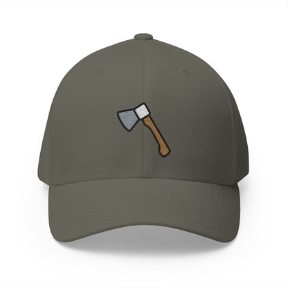 Axe Emoji Olive Cap – Premium by Capmoji