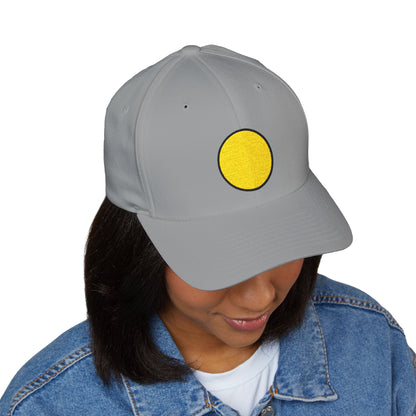 Yellow Circle Emoji Cap – Premium by Capmoji