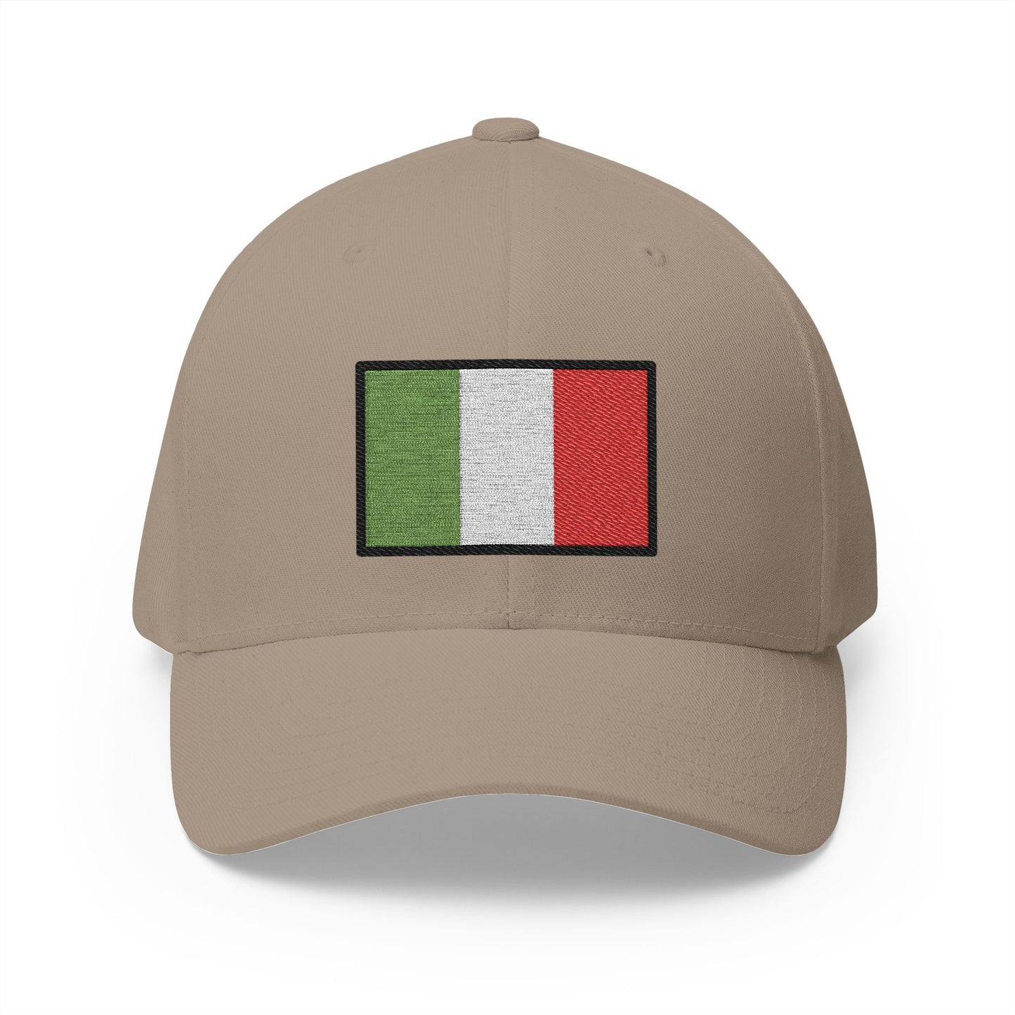 Flag: Italy Emoji Khaki Cap – Premium by Capmoji