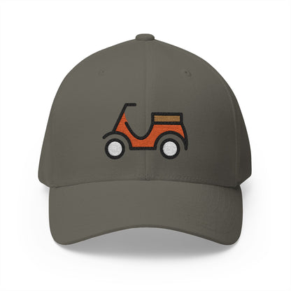 Motor Scooter Emoji Olive Cap – Premium by Capmoji
