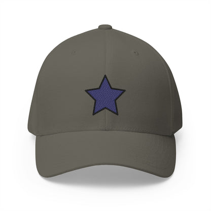 Black Star Emoji Olive Cap – Premium by Capmoji