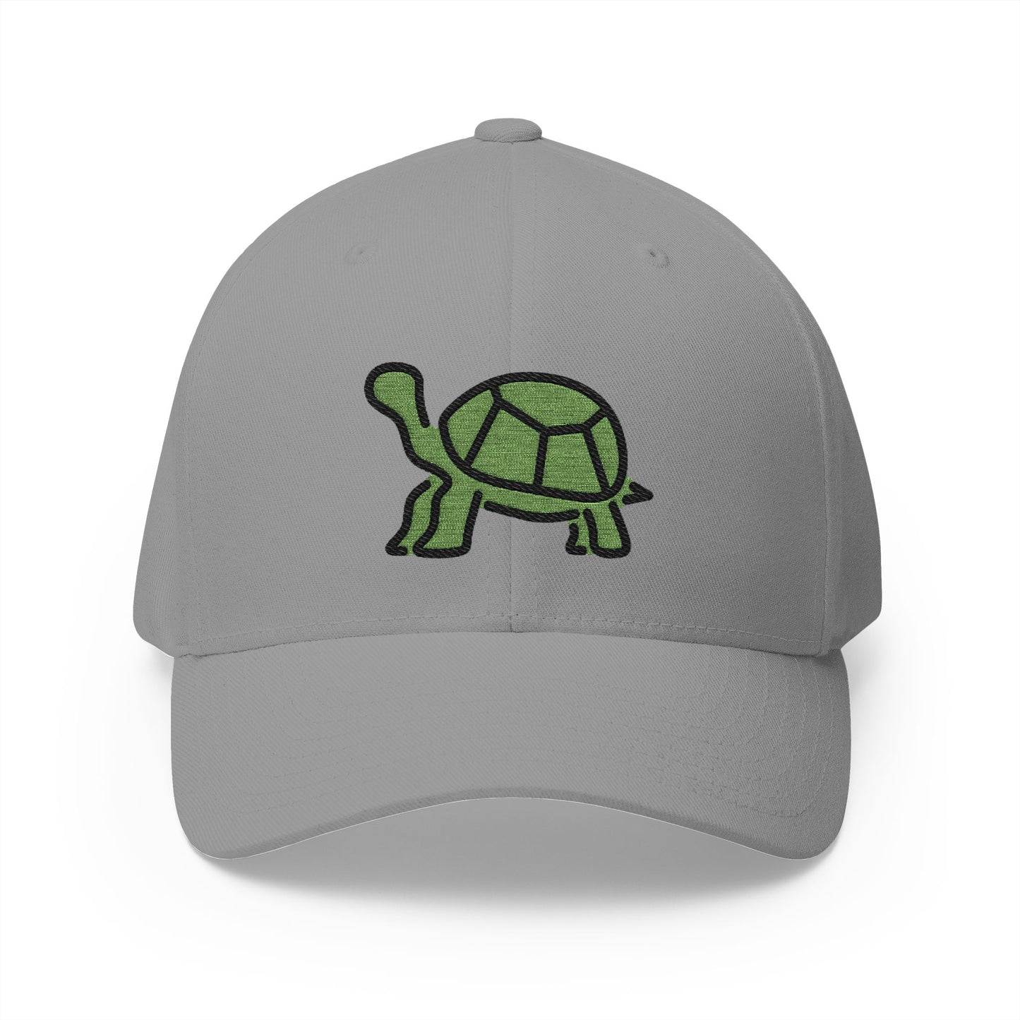 Turtle Emoji Grey Cap – Premium by Capmoji