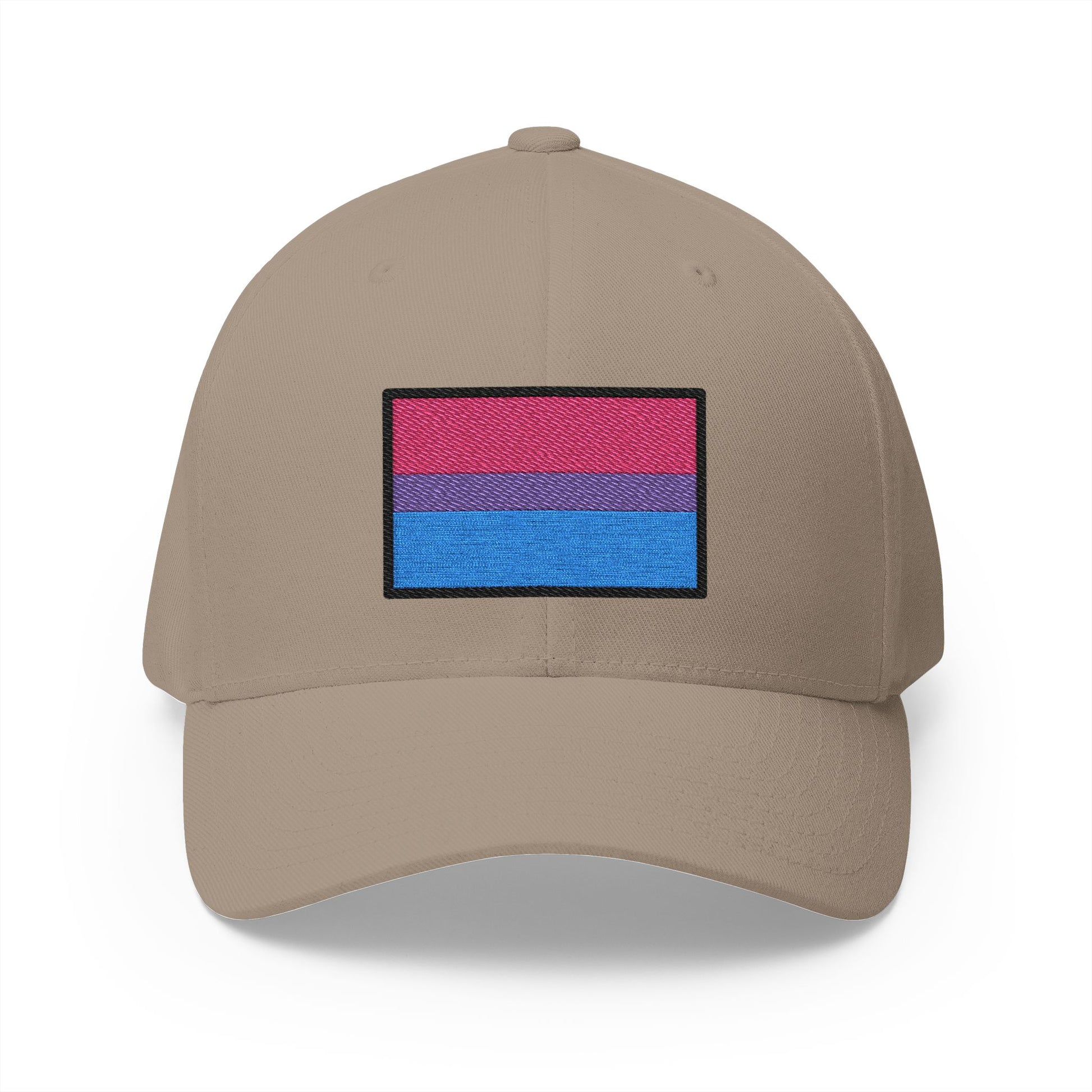 Bisexual Emoji Khaki Cap – Premium by Capmoji